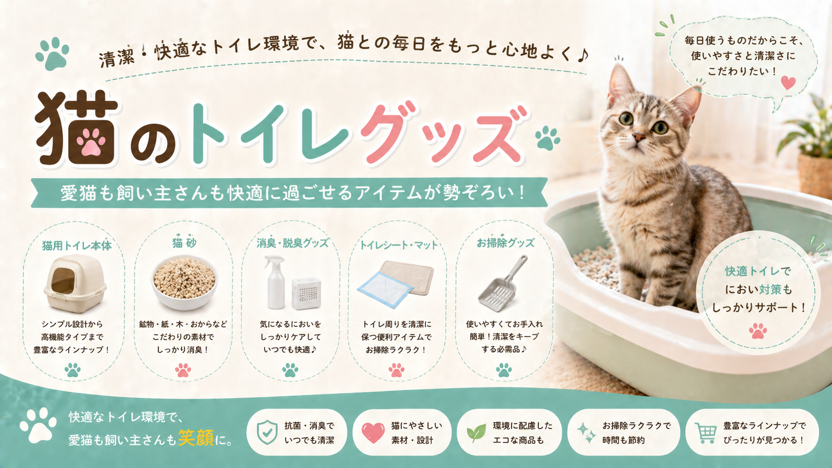 ペット用トイレ・トイレ用品の選び方：猫砂の飛び散り防止やおしゃれな海外ブランドトイレの比較