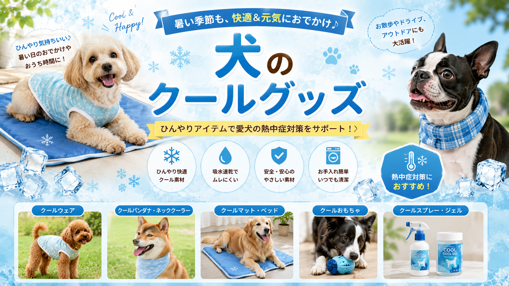 ひんやりクールグッズ