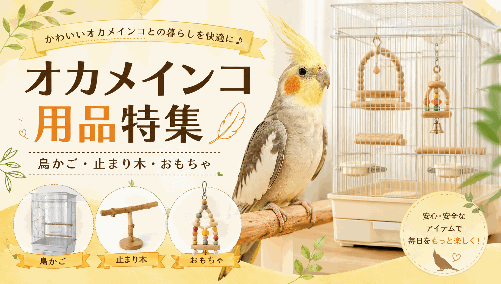 オカメインコ用品
