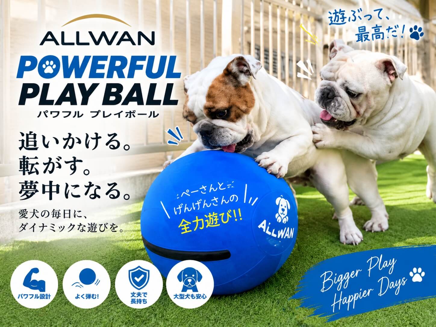 ALLWAN パワフルプレイボール 実使用例