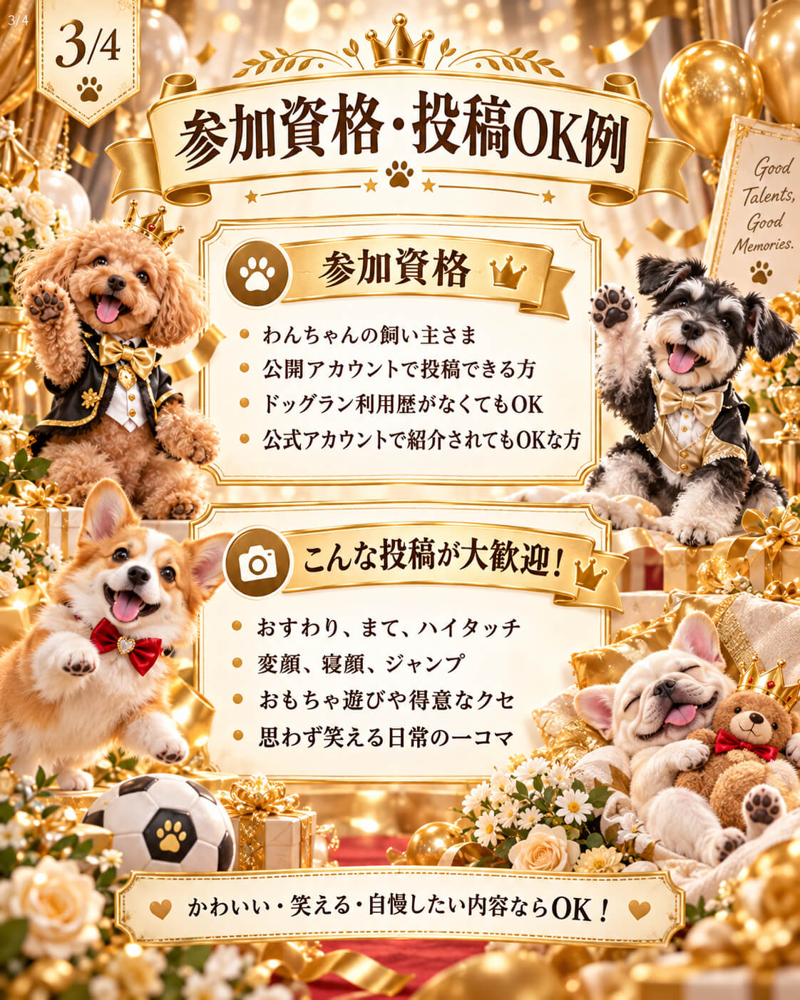 うちの子の十八番選手権 参加資格と投稿例