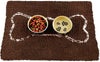 犬用 ペットベッド Soggy Doggy Doormat ソギードギードアマットSサイズ Dark chocolate/oatmeal bone