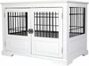犬用 ケージ zoovilla 犬小屋 ドッグハウス トリプルドアドッグクレートMホワイト 犬小屋 室内