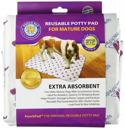 犬用 オムツ POOCHPAD マナーパンツ プーチパッド Mサイズ ホワイト 高齢犬専用