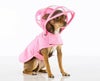 犬用 レインコート PushPushi ドッグレインコート ピンク Sサイズ