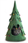 猫用 ベッド ダルマドッグカルマキャット クリスマスツリーケイブ グリーン クリスマスツリー