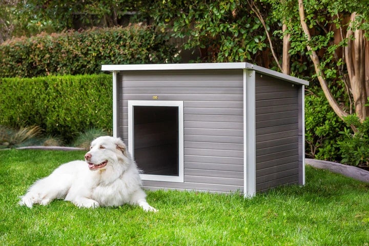 大型犬用犬小屋 屋外｜NEW AGE PET ラスティックロッジ ジャンボサイズ