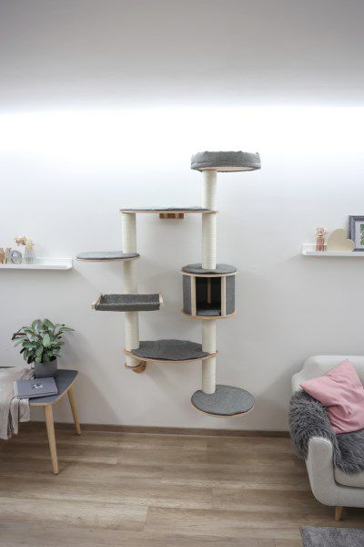 猫用 キャットタワー KERBL ケアブル 壁取り付け ドロミットXL Tofana