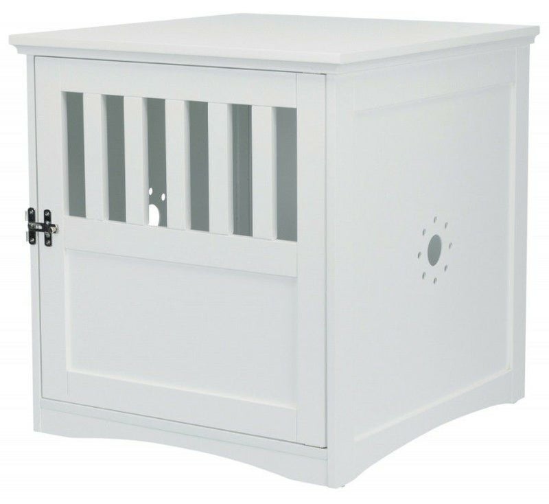 犬用 犬小屋 TRIXIE トリクシー  ドッグハウス 犬小屋 ウッドペットクレートエンドテーブルハウス S ホワイト