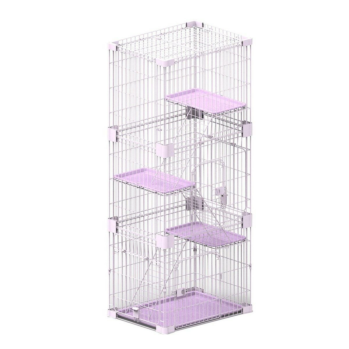 猫用 ケージ PetPals 猫ケージ ワイヤーハウス３レベルキャットケージ
