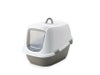 猫用 トイレ SAVIC  ベルギーサヴィッチ 猫トイレ スタイリッシュキャットトイレ レオ warm grey white
