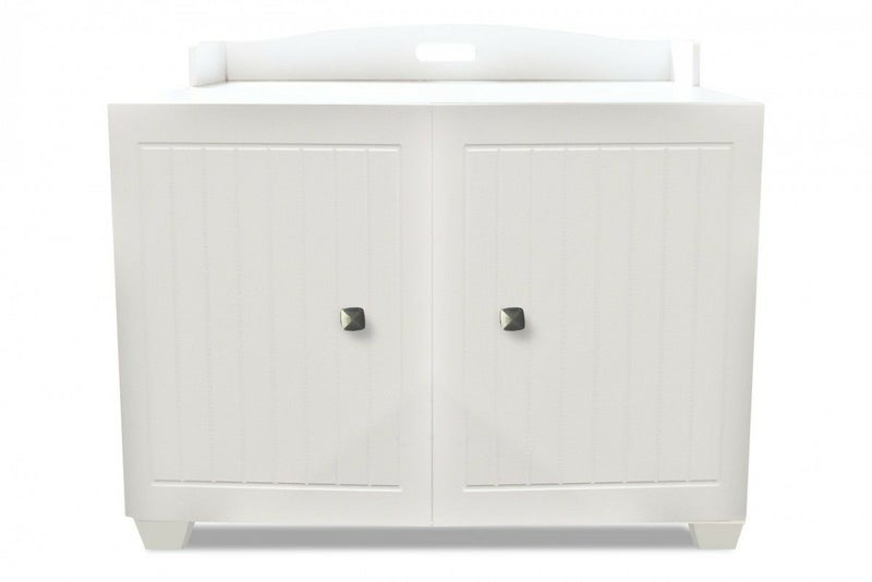 猫用 トイレ キャットトイレクローゼット FurHaven キャットリッターボックスエンクロージャー ホワイト 猫 トイレ ボックス