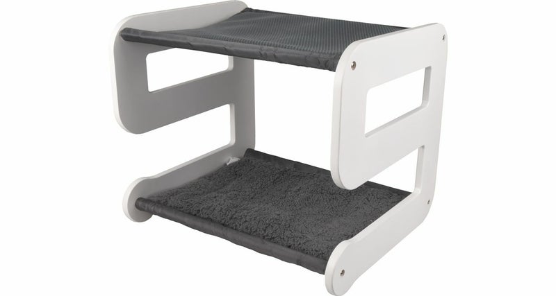 猫用 キャットタワー ベルギーFLAMINGOPET ファーストクラスコレクション NOVAバンクベッド ホワイト