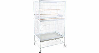 鳥用 鳥かご ベルギー FLAMINGOPET バードケージ サンバ ホワイト 