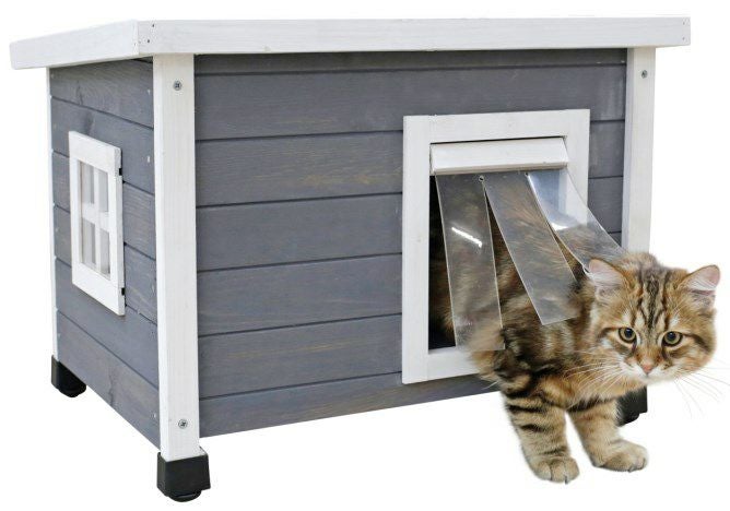 猫用 ハウス KERBL ケアブル キャットハウス ラスティカ グレー 保護猫