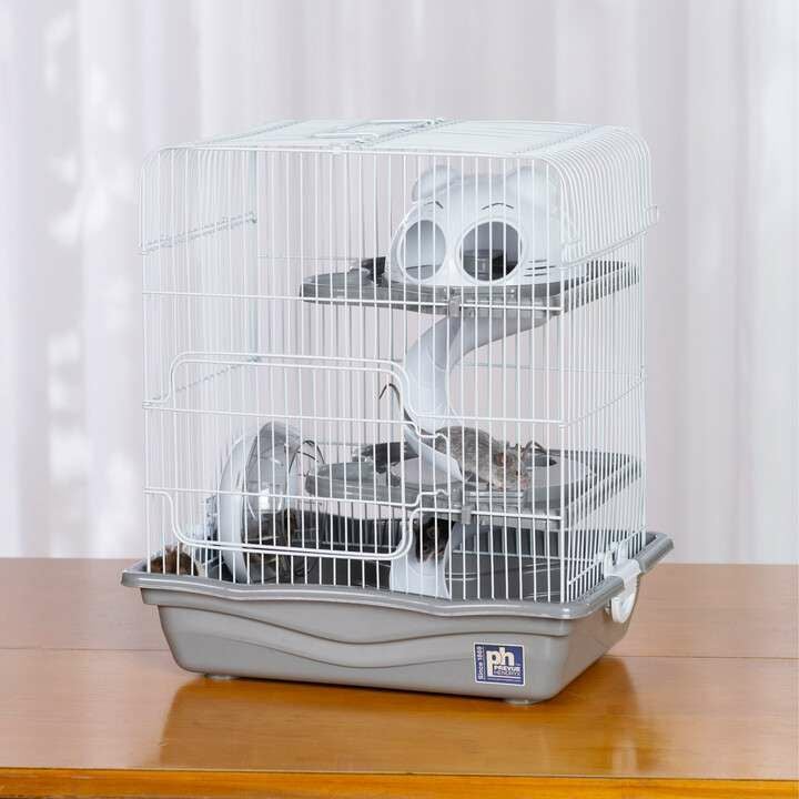 小動物用 ケージ プレビューペット PrevuePet ストーリーヘブンハムスターケージ2003 グレー