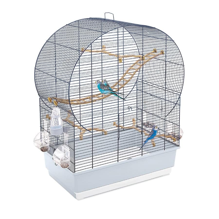 鳥用 鳥かご イタリアIMAC カナリアインコ用ケージセット アンドーラ ライトブルー