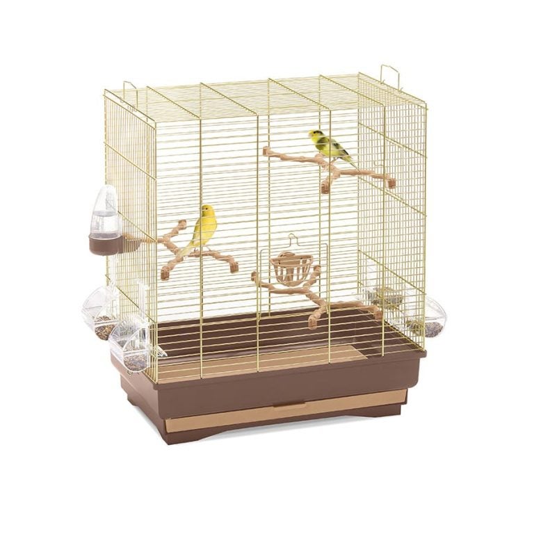 鳥用 鳥かご イタリアIMAC カナリアインコ用ケージ シャーロット ゴールド