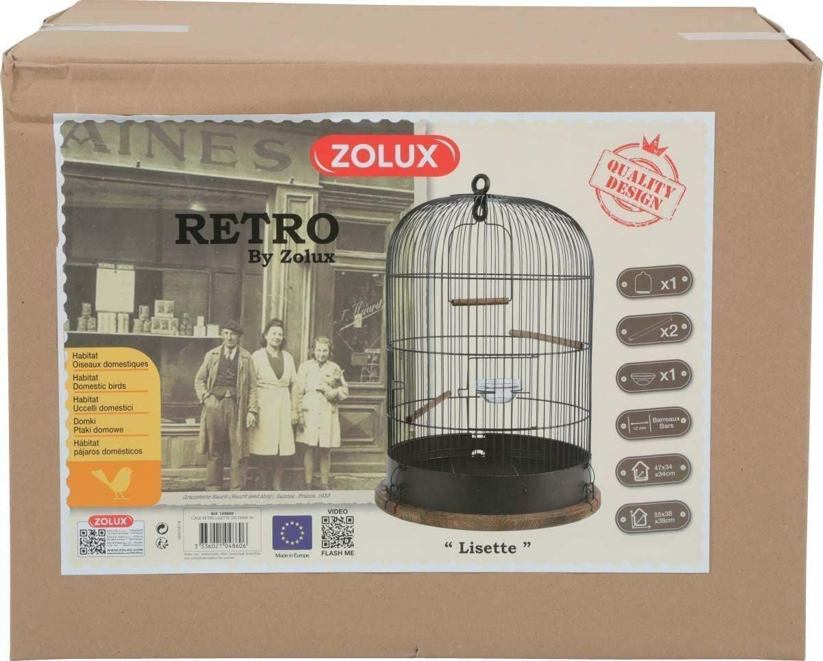 鳥用 鳥かご フランスZOLUX RETROシリーズ バードケージ LISETTE