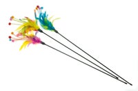 猫用 おもちゃ イタリアIMAC 猫じゃらし フェザーキャットトイ３本セット