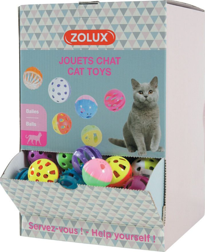 猫用 おもちゃ フランスZOLUX 猫じゃらし キャットトイボール204個