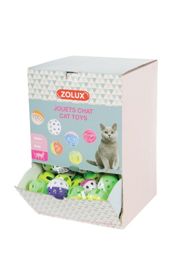 猫用 おもちゃ フランスZOLUX 猫じゃらし キャットトイボール204個