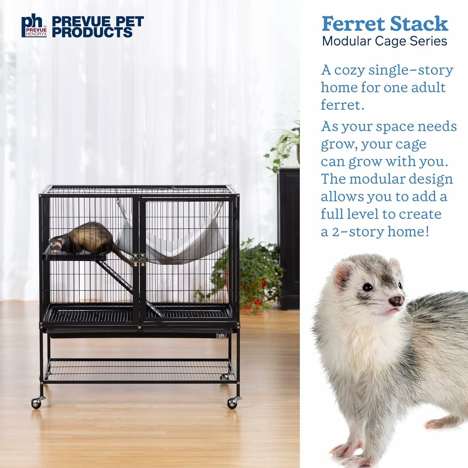 小動物用 ケージ プレビューペット PrevuePet フェレットスタックワン
