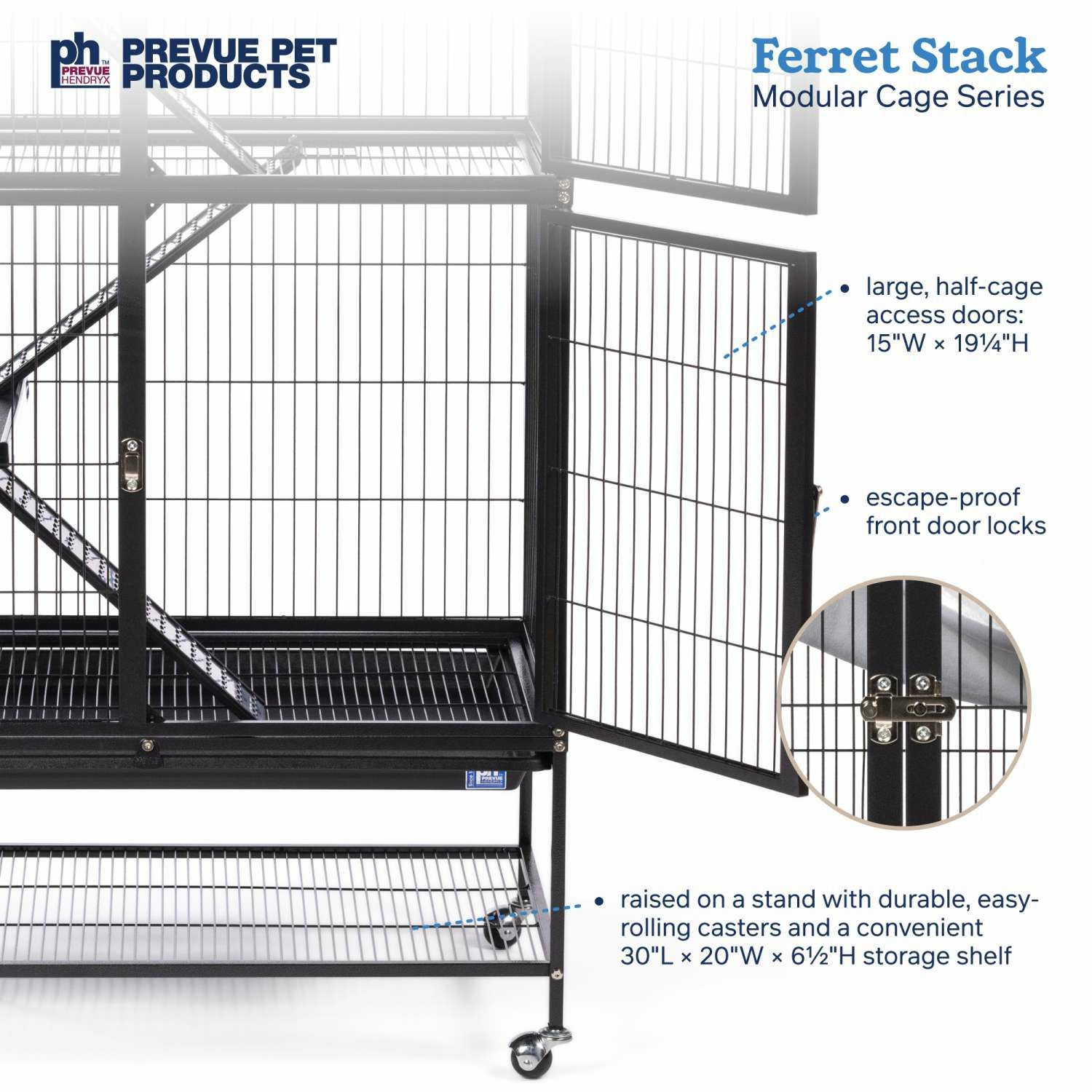 小動物用 ケージ プレビューペット PrevuePet フェレットスタック