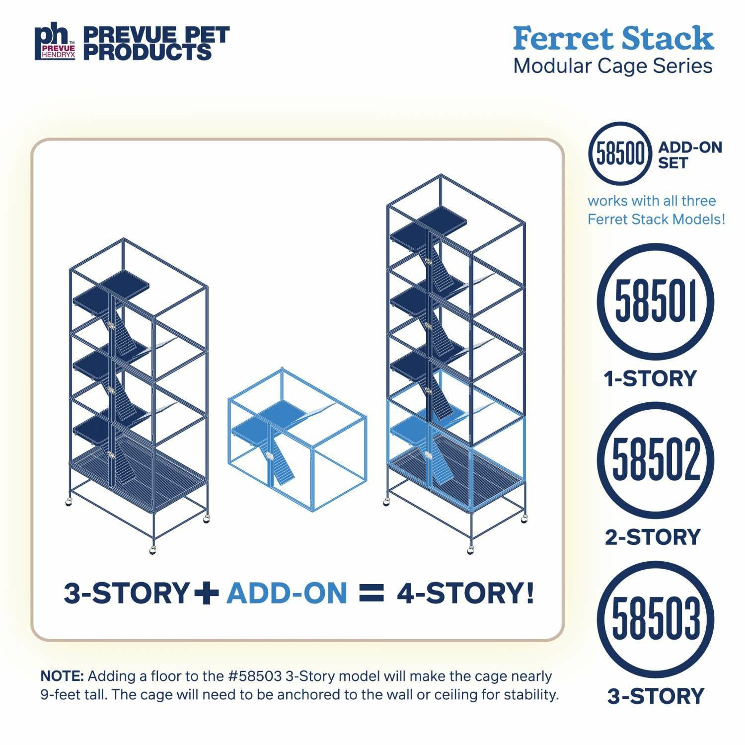 小動物用 ケージ プレビューペット PrevuePet フェレットスタック