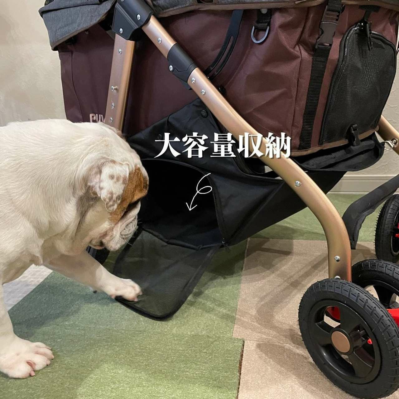 犬用 ロープおもちゃ｜大型犬用ペットカート ALLWAN PREMIUM タープ 耐