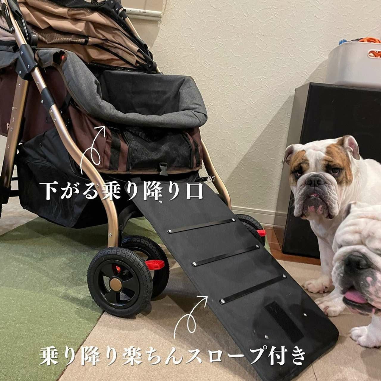 公式】犬用 ペットカート ALLWAN ペットストローラー オールワン