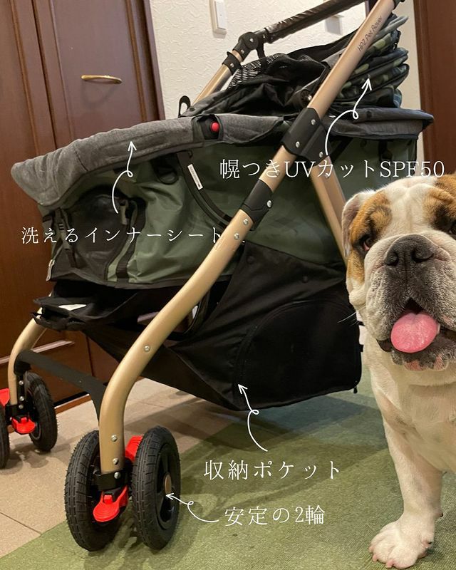 公式】犬用 ペットカート ALLWAN ペットストローラー オールワン