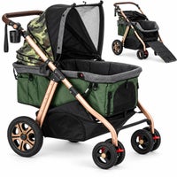 犬用 ペットカート ALLWAN ペットストローラー オールワンプレミアム カモフラージュ 迷彩柄 ALLWAN PREMIUM ペット カート ペットカート 大型犬 大型 犬 バギー