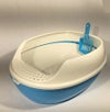 猫用 トイレ PetPals キャットトイレ ベイビーブルーシェイプオーバルリッタートイレ