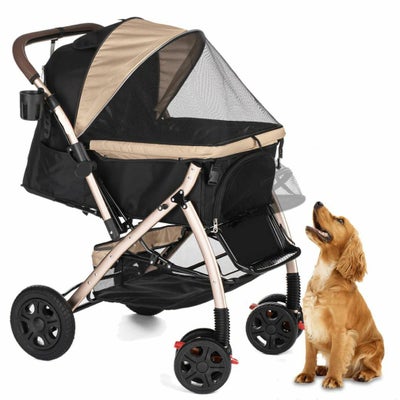 犬用 ペットカート ALLWAN FREEDOM フリーダム タープ 専用レインカバー＆カートフックセットバージョン 耐荷重34ｋｇまで オールワンフリーダム ペット カート ペットカート 中型犬 おすすめ 多頭飼い 2匹以上