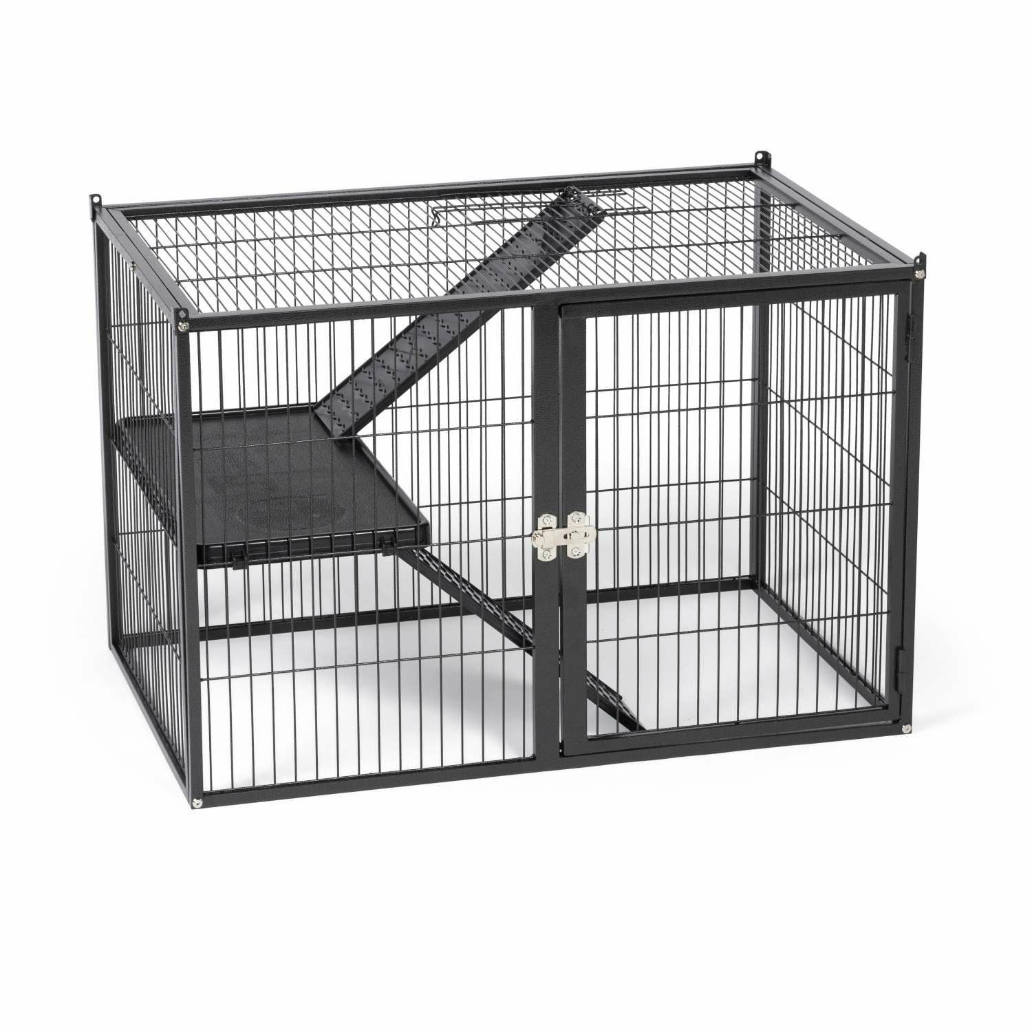 ペット用 縦大型 ゲージ 黒　 Amazon.co.jp: 鳩のケージ 高級大型ヴィラ鳥かご、繁殖用大型スペース
