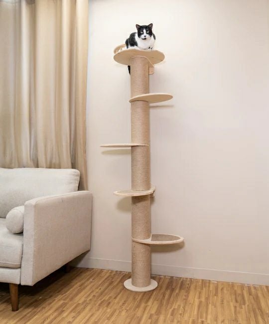 猫用 キャットタワー On2Pets 5レベルウォールマウントアクティビティ