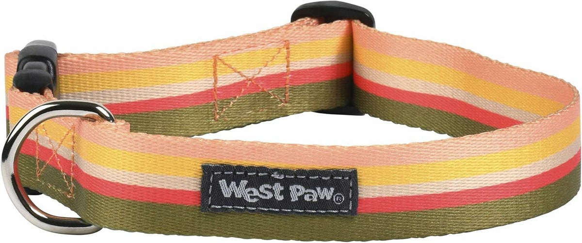 犬用 首輪 WESTPAW  クイックスナップバックルカラー Sサイズ レインボー