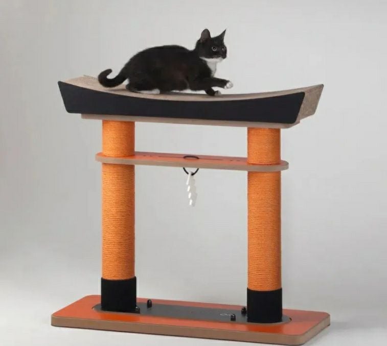 キャットタワー　猫じゃらし　ペット　 WEBショップ限定】 キャットタワー イタリアferplast社製 MAGIC TOWER