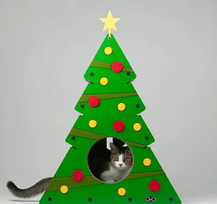 猫用 キャットタワー アークペット キャットスクラッチャー クリスマスツリー