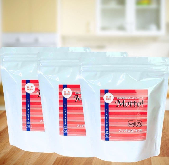 犬用 ドッグフード Motto! フィッシュ＆アップル 800g 6個セット