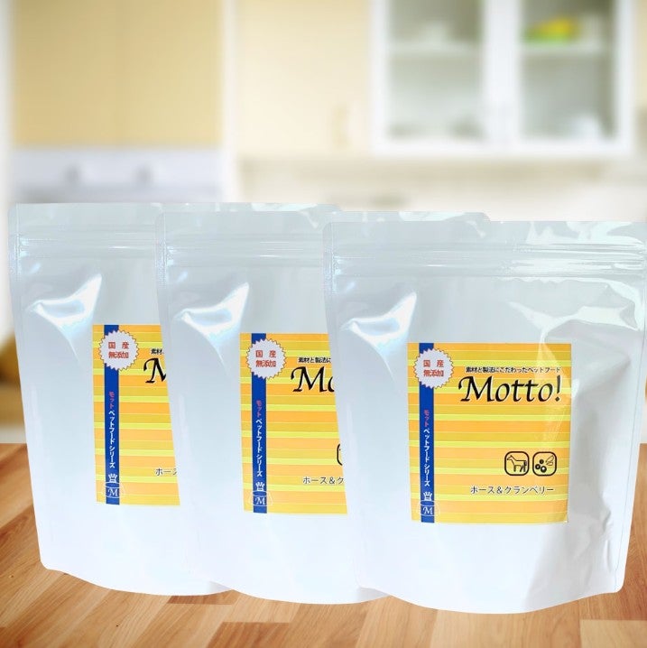 犬用 ドッグフード Motto! ホース＆クランベリー 800g 6個セット