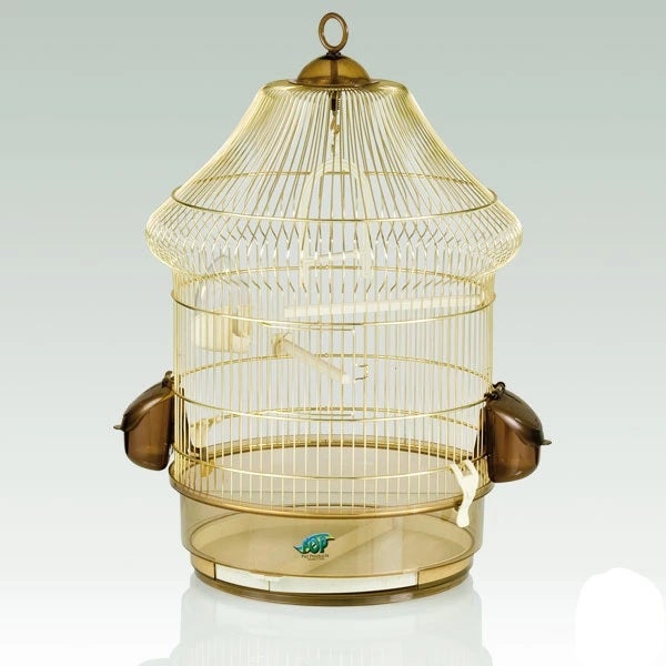 鳥用 鳥かご イタリアFOP バードケージ ロリータゴールド